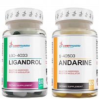 Курс на рельеф и качественную массу Ligandrol + Andarine (WestPharm)